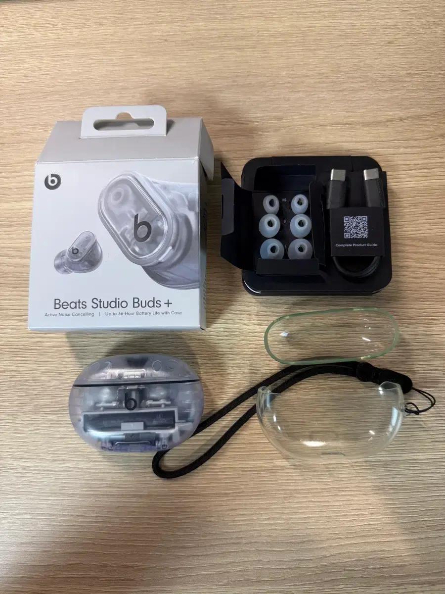 (상태최상) Beats Studio Buds+ 투명