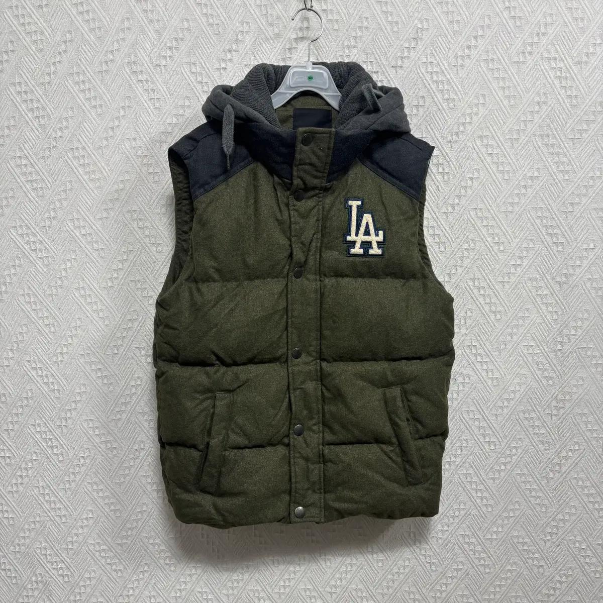 바227 MLB LA다저스 덕다운 패딩 조끼 95