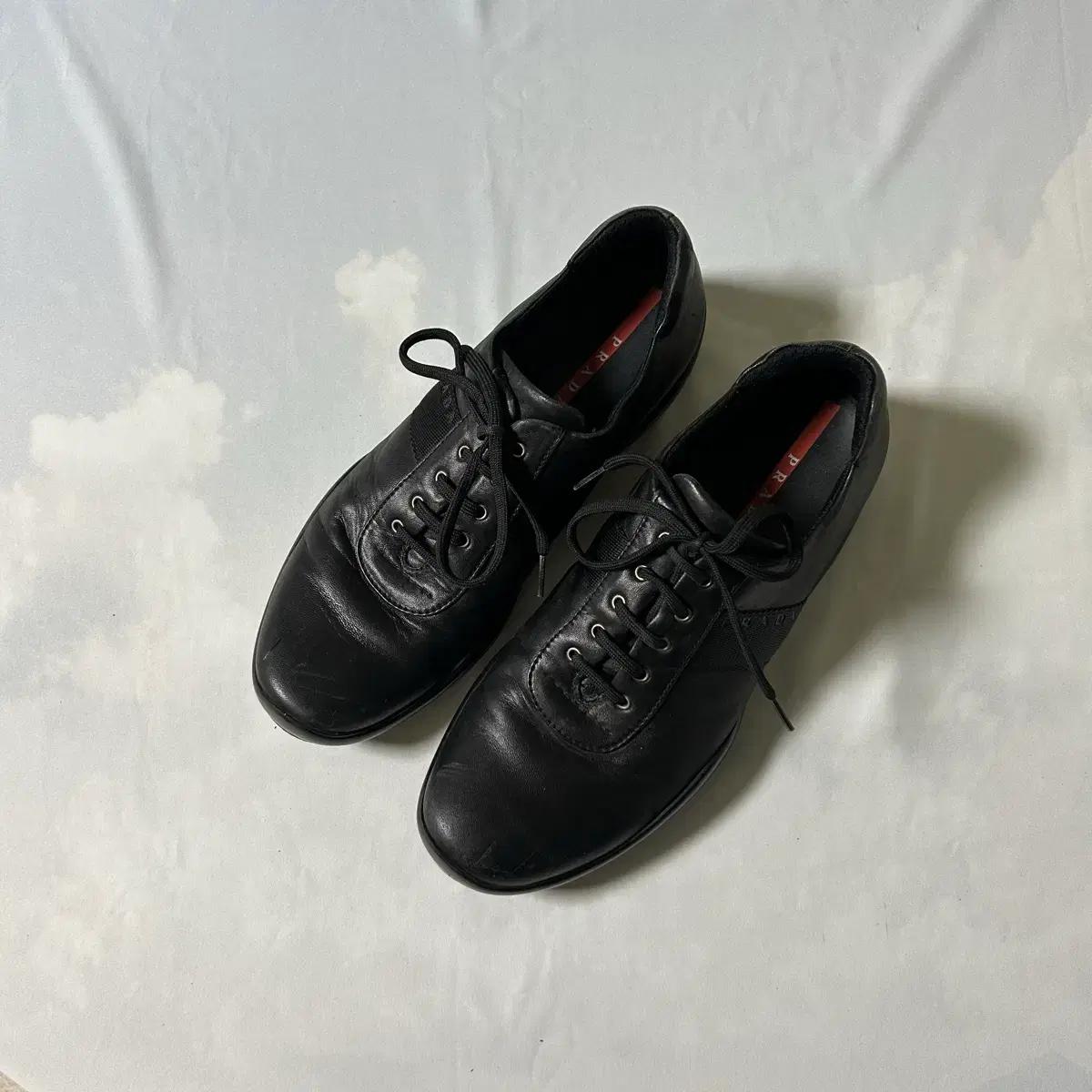 Prada sports lace up derby shoes