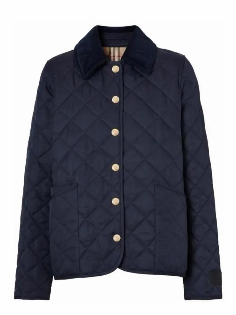 버버리 퀼팅 자켓 코듀로이 BURBERRY
