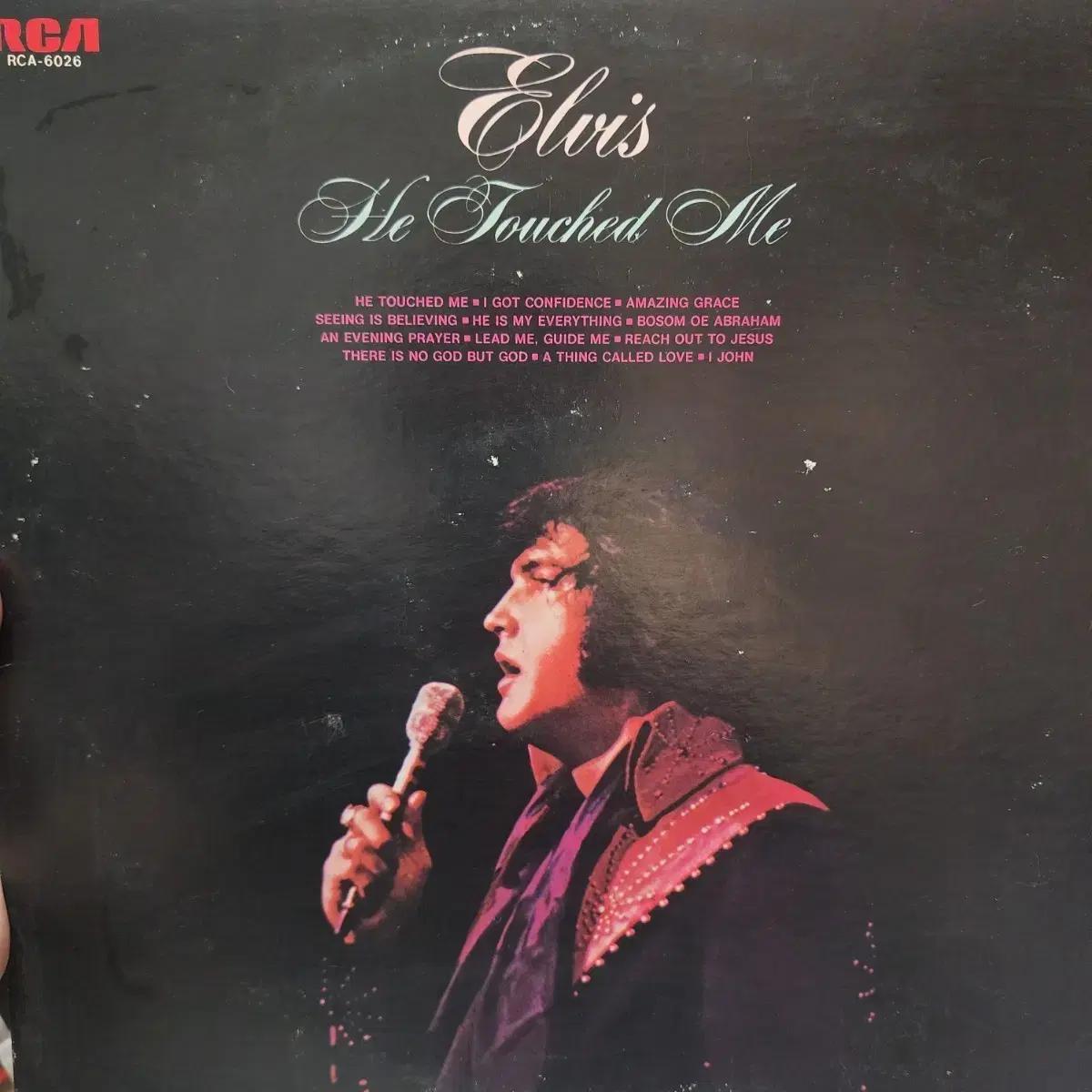 Elvis Presley 엘비스 프레슬리 He Touched Me LP