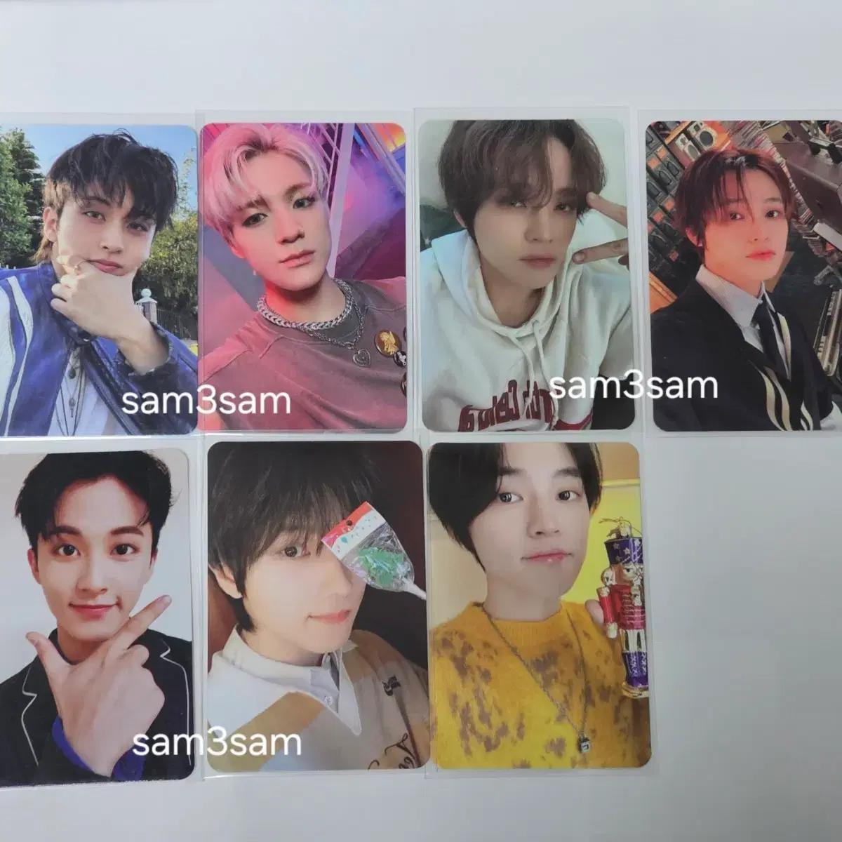 엔시티드림 nct dream 포토카드 포카 Istj 핑크크리스마스