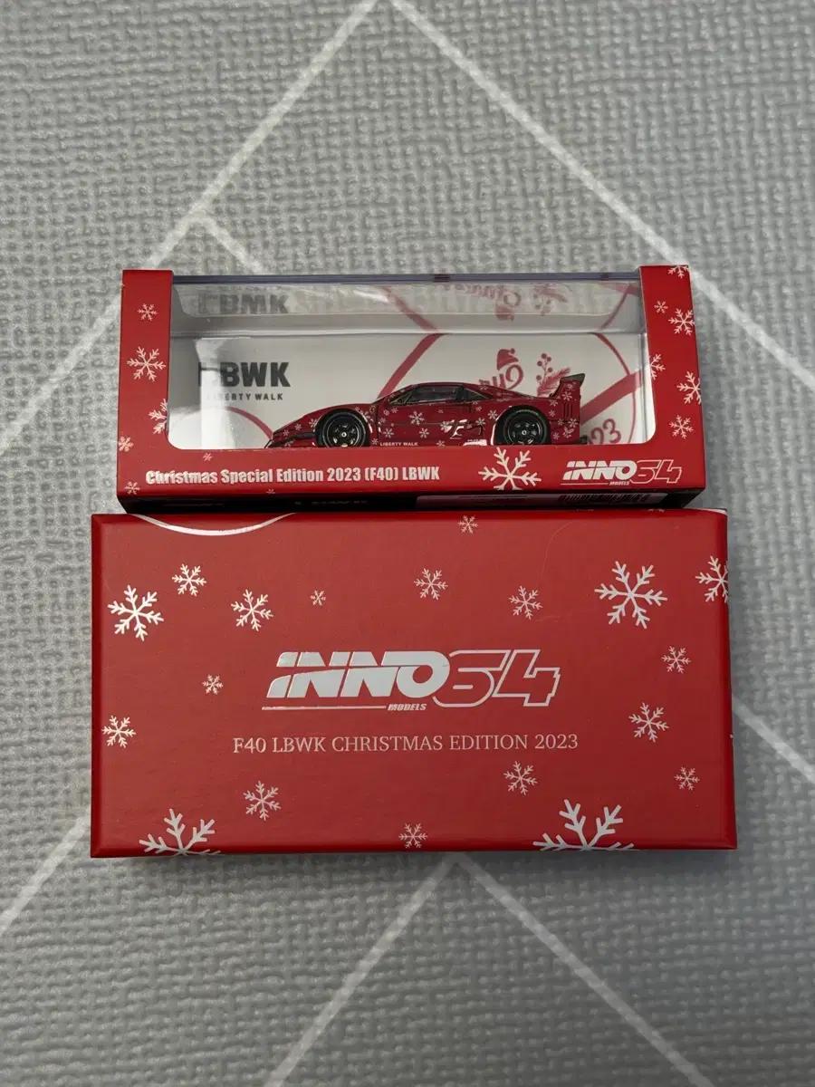 1:64 inno64 이노64 페라리 F40 LBWK 크리스마스