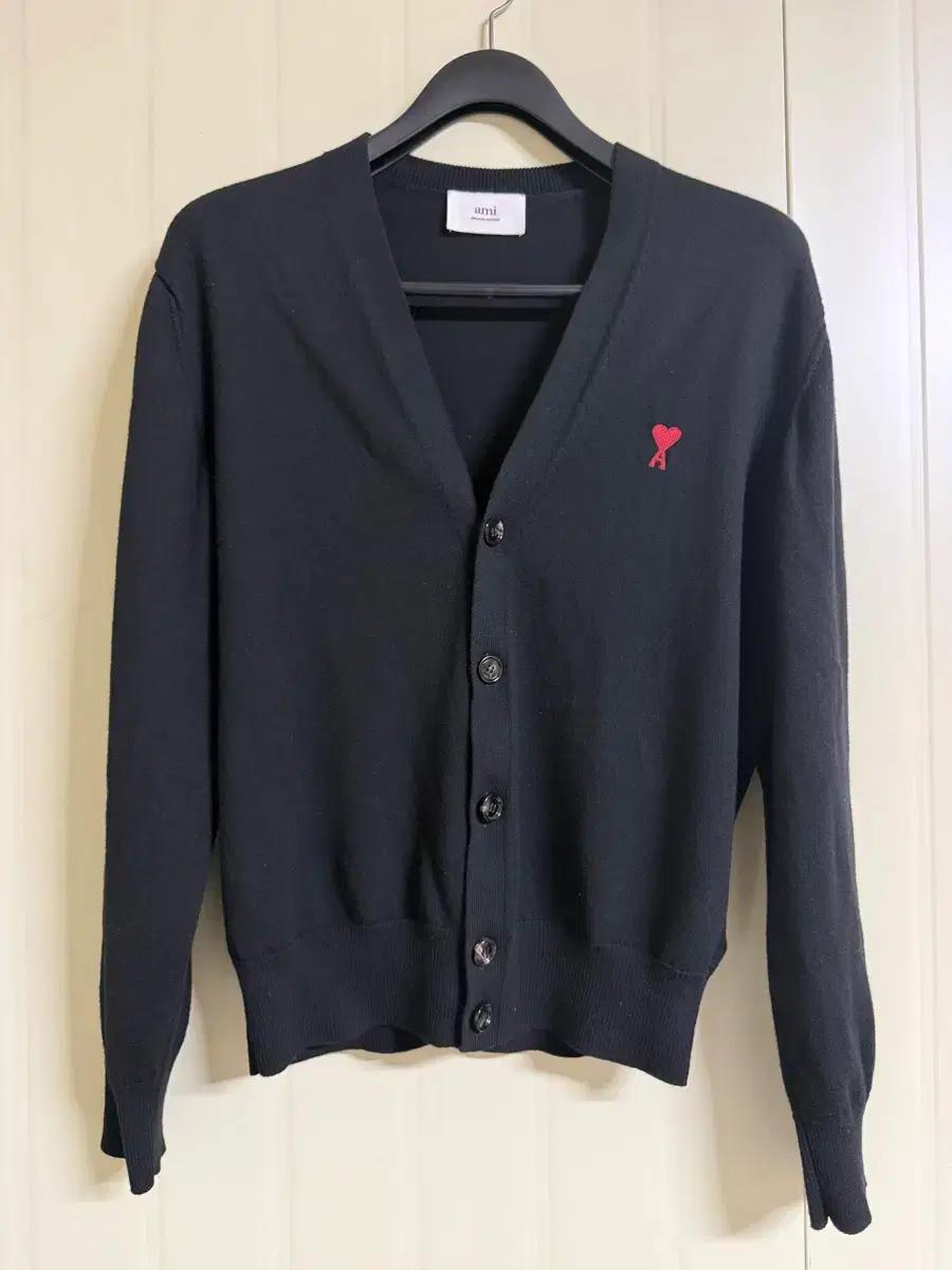 아미 울 가디건 블랙 2xl