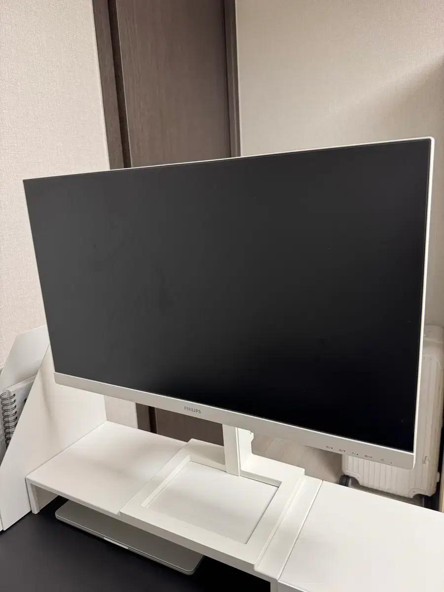 필립스 68.6cm FHD 프리싱크 75 높낮이 무결점 모니터 화이트