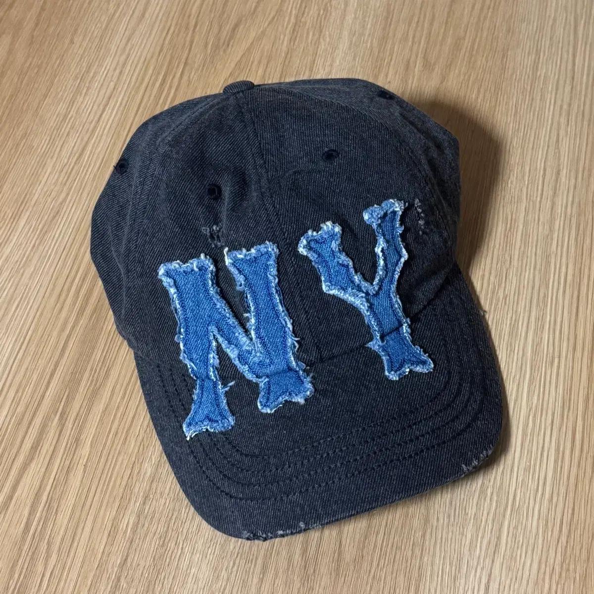 MLB NY 빈티지 워싱 볼캡 블랙 새상품