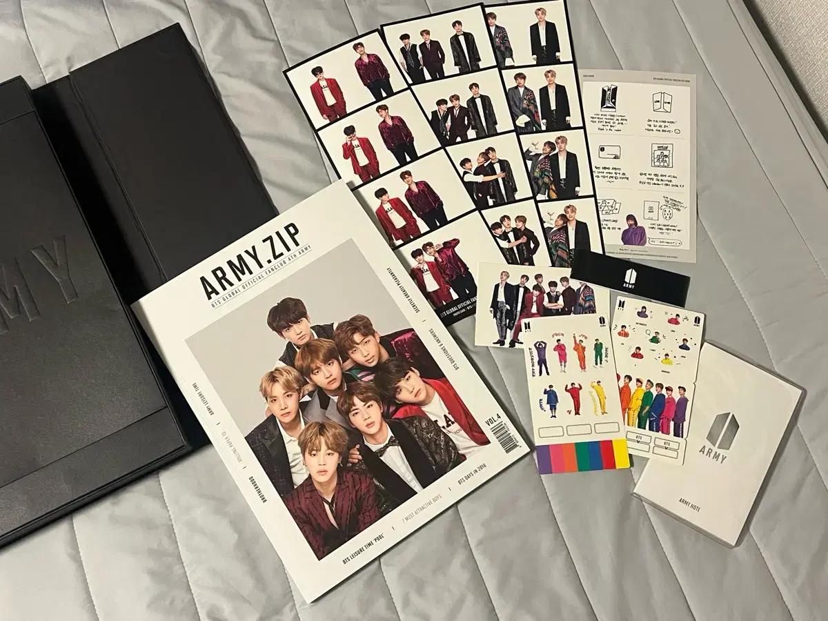 풀세트) 방탄소년단 ARMY ZIP 4기 키트