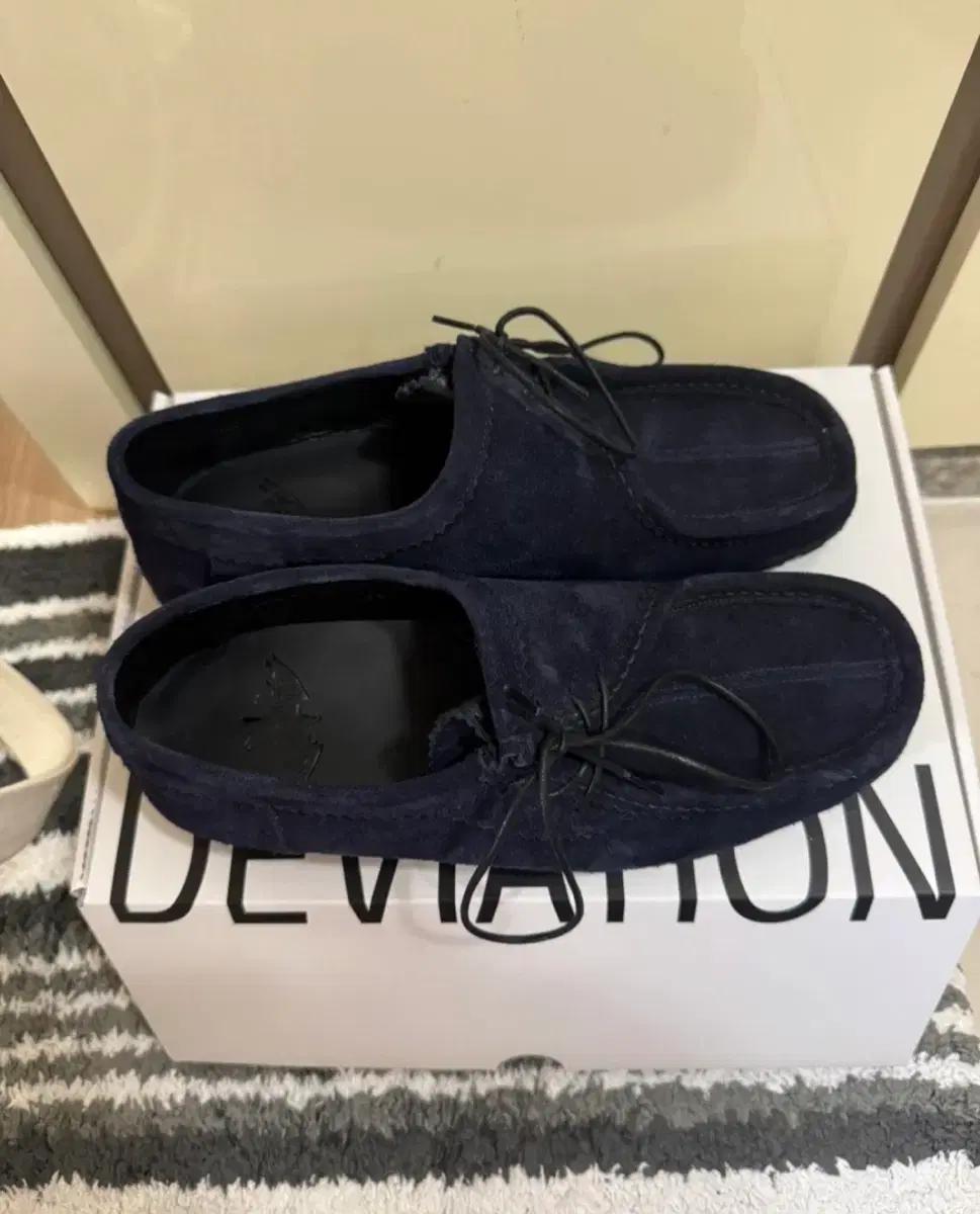 DEVIATION 스웨이드 로퍼 네이비 255