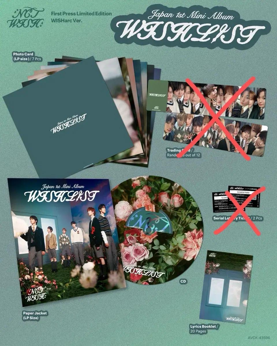 NCT WISH Wishlist wisharc.ver 일본앨범