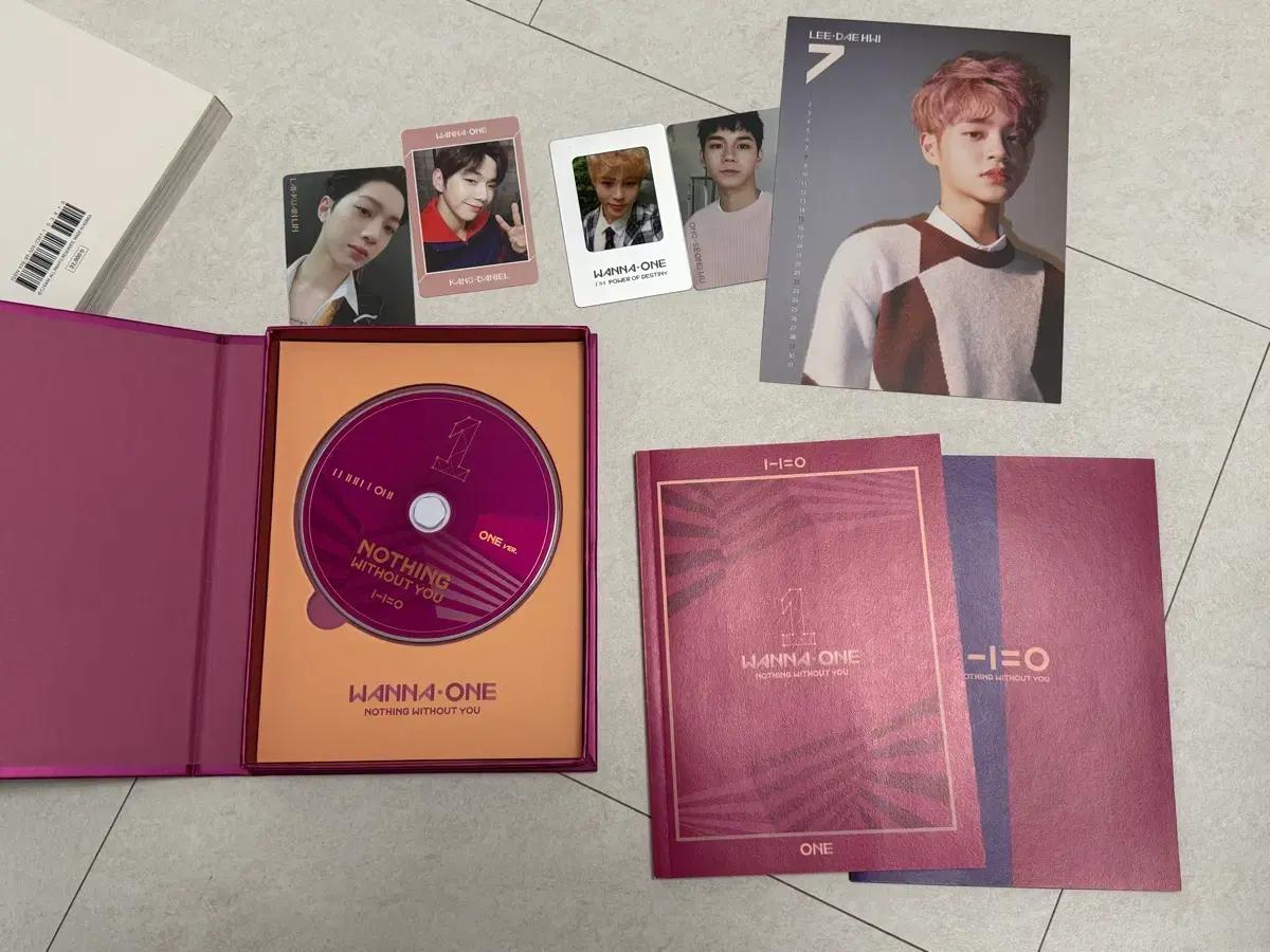 워너원 Nothing Without You 앨범 + 포토카드