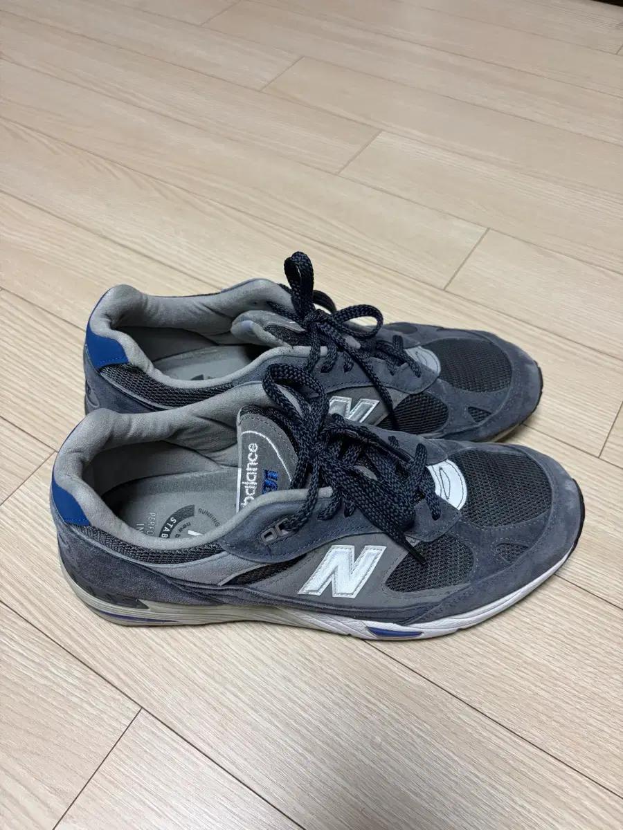 뉴발991 그레이 블루 남성 스니커즈