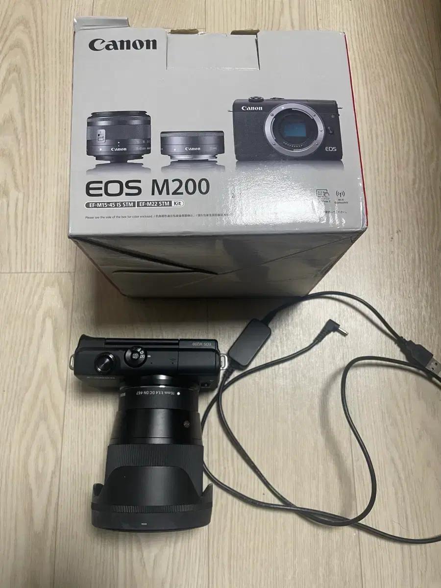 캐논 m200 바디 + 시그마16f1.4 렌즈