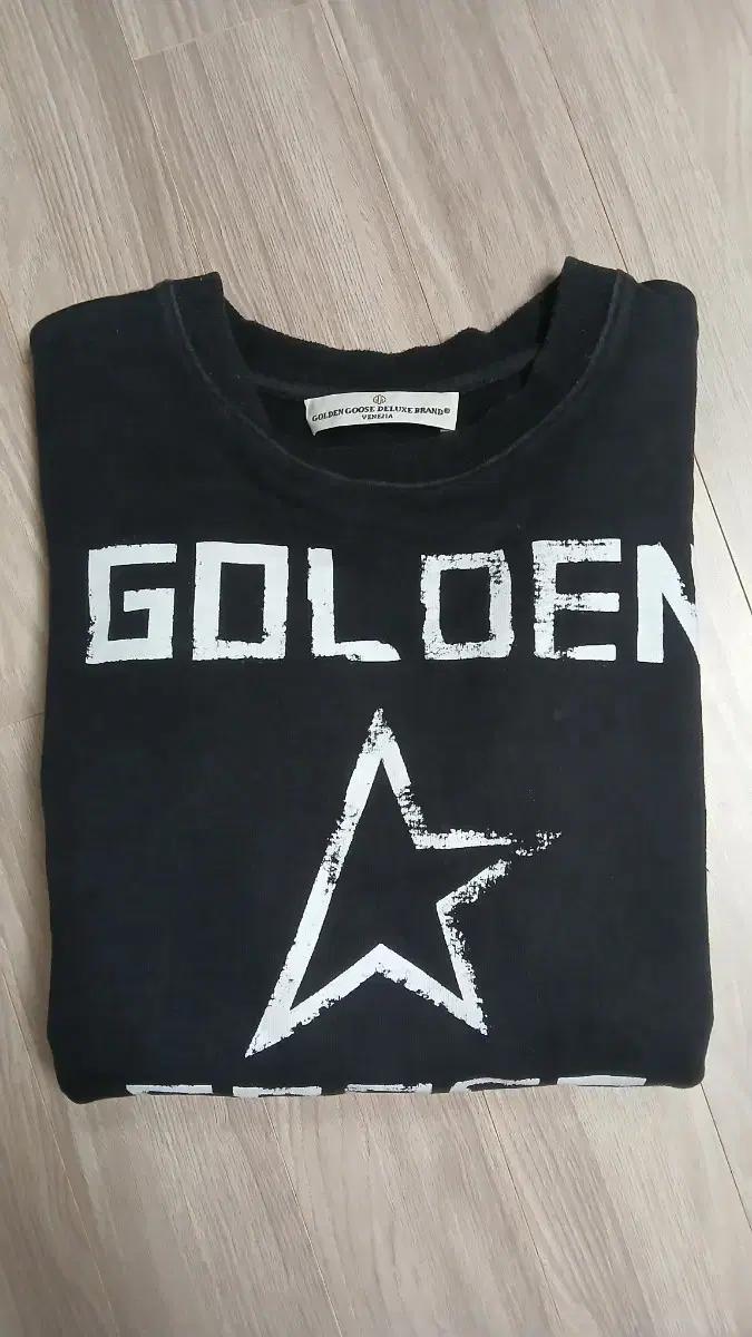 GOLDEN GOOSE 골든구스 블랙 맨투맨 남여공용 S사이즈