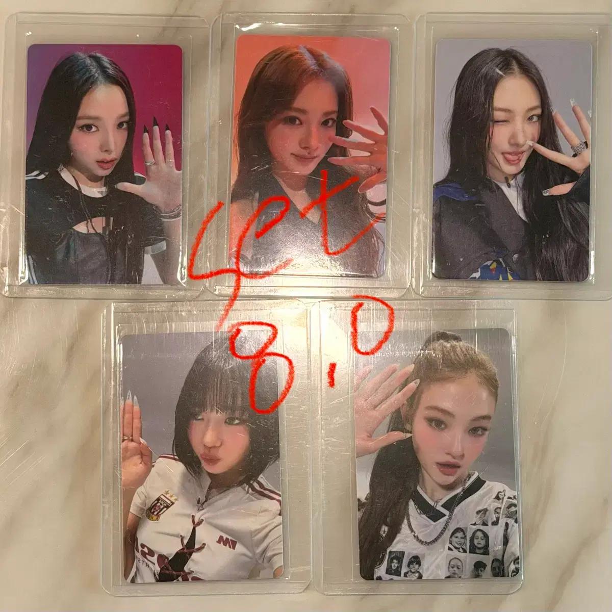 미야오 MEOVV 대만 FANME 포토카드 세트 양도