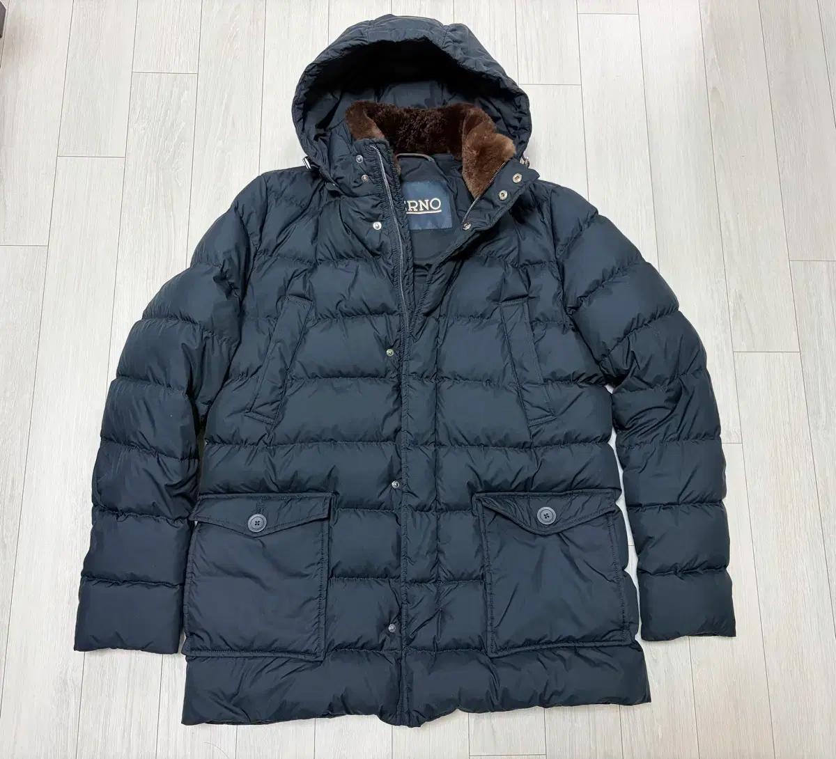 에르노 남성 구스다운 파카 50size