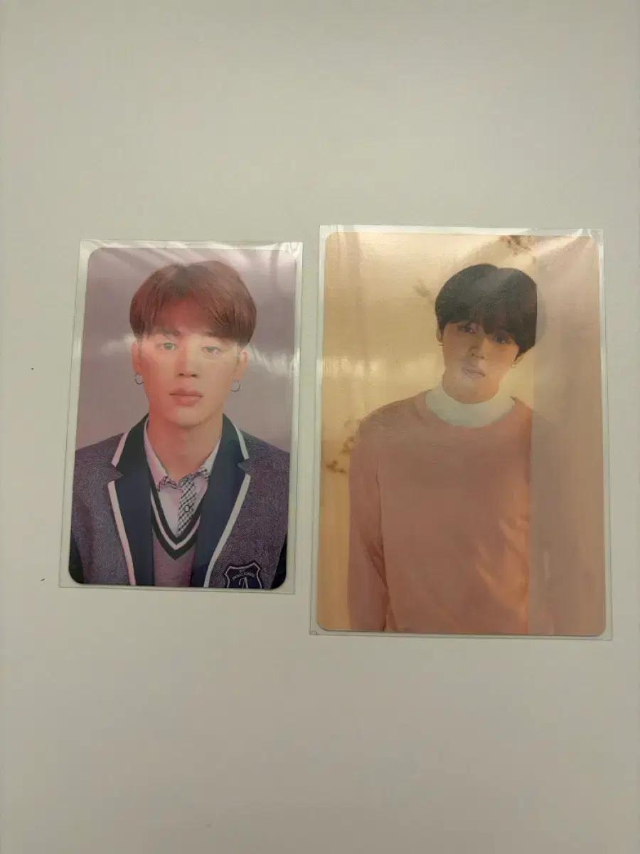 방탄 지민 럽유셀 럽셀 교복 포카 미니포카