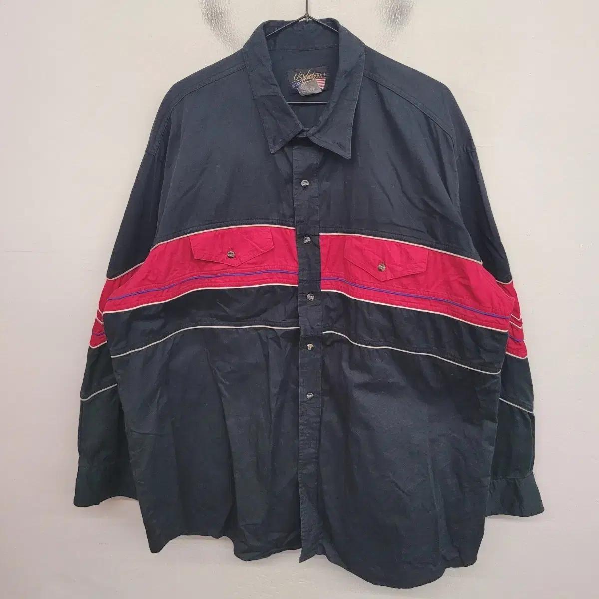 [115/3XL] US WESTERN 네이티브 패턴 셔츠 (USA)