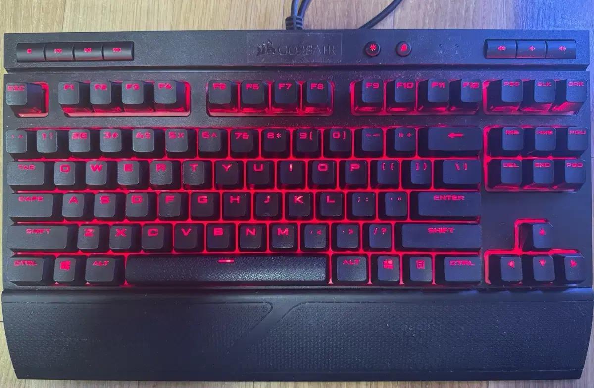 커세어 k63 유선 키보드 , PBT 키캡