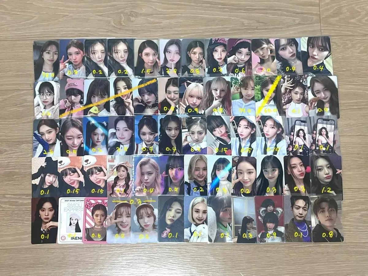 포토카드 포카 에스파 아이브 아일릿 하츠투하츠 르세라핌 뉴진스 엔믹스