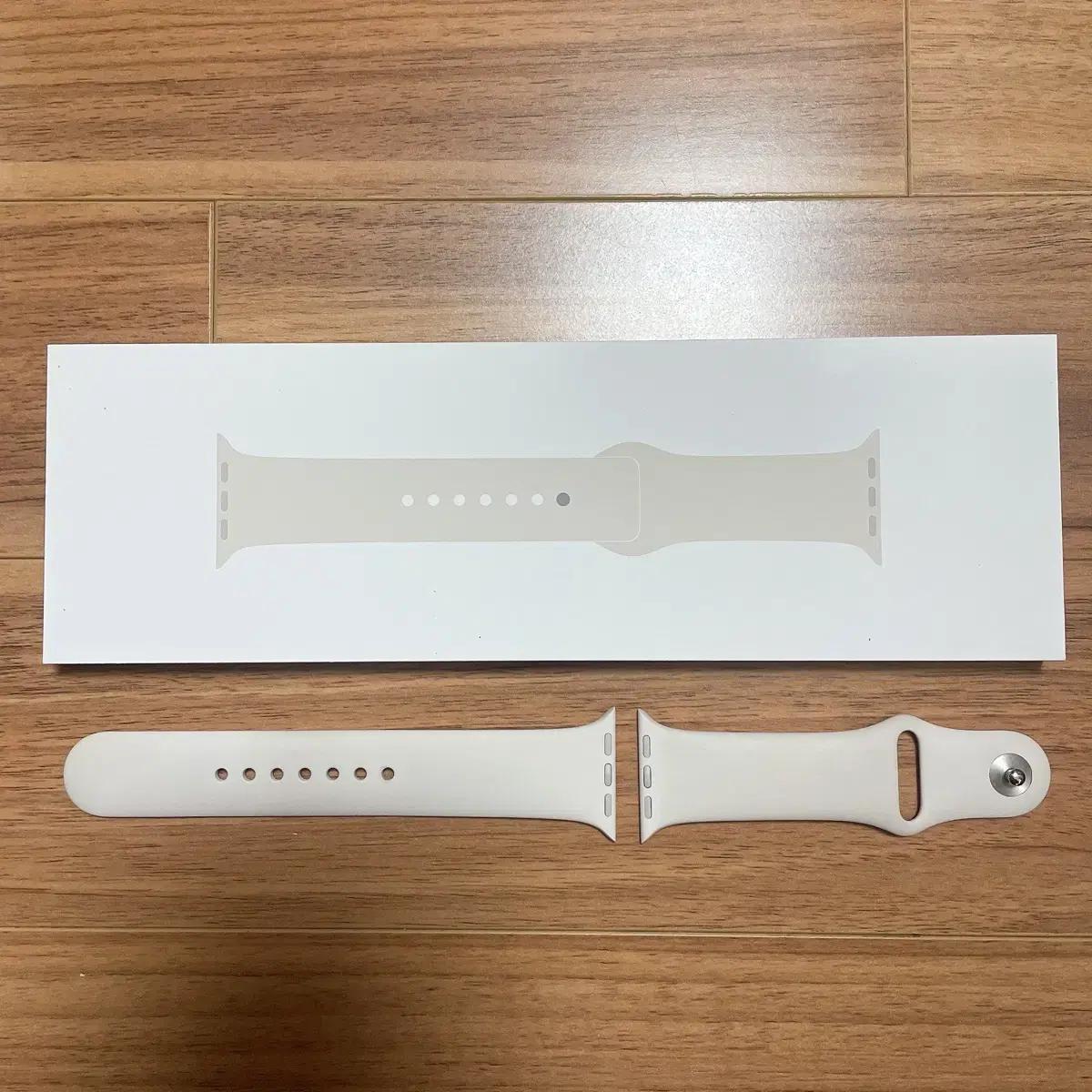애플워치 스포츠 밴드 스타라이트 40mm M/L