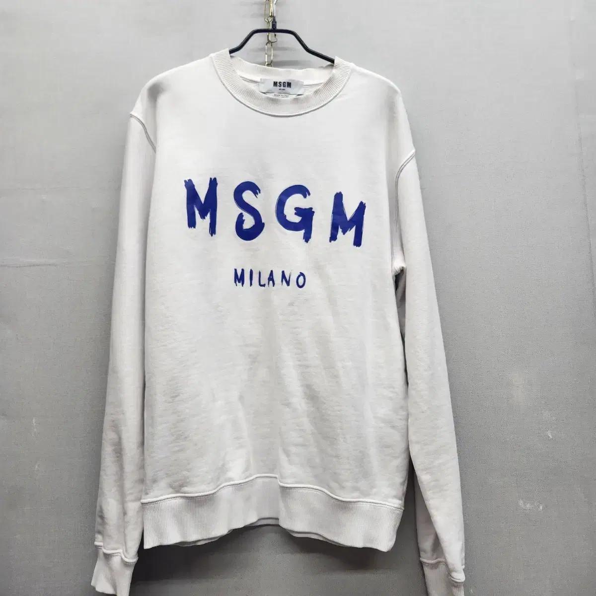 MSGM 빅로고 프린팅 맨투맨 M(L) 남여공용