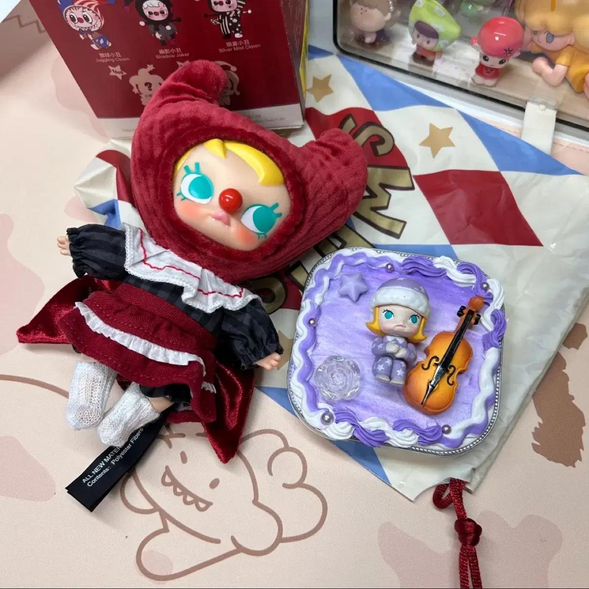 Molly 정품 팝마트 몰리 인형키링 why so serious 거울증정