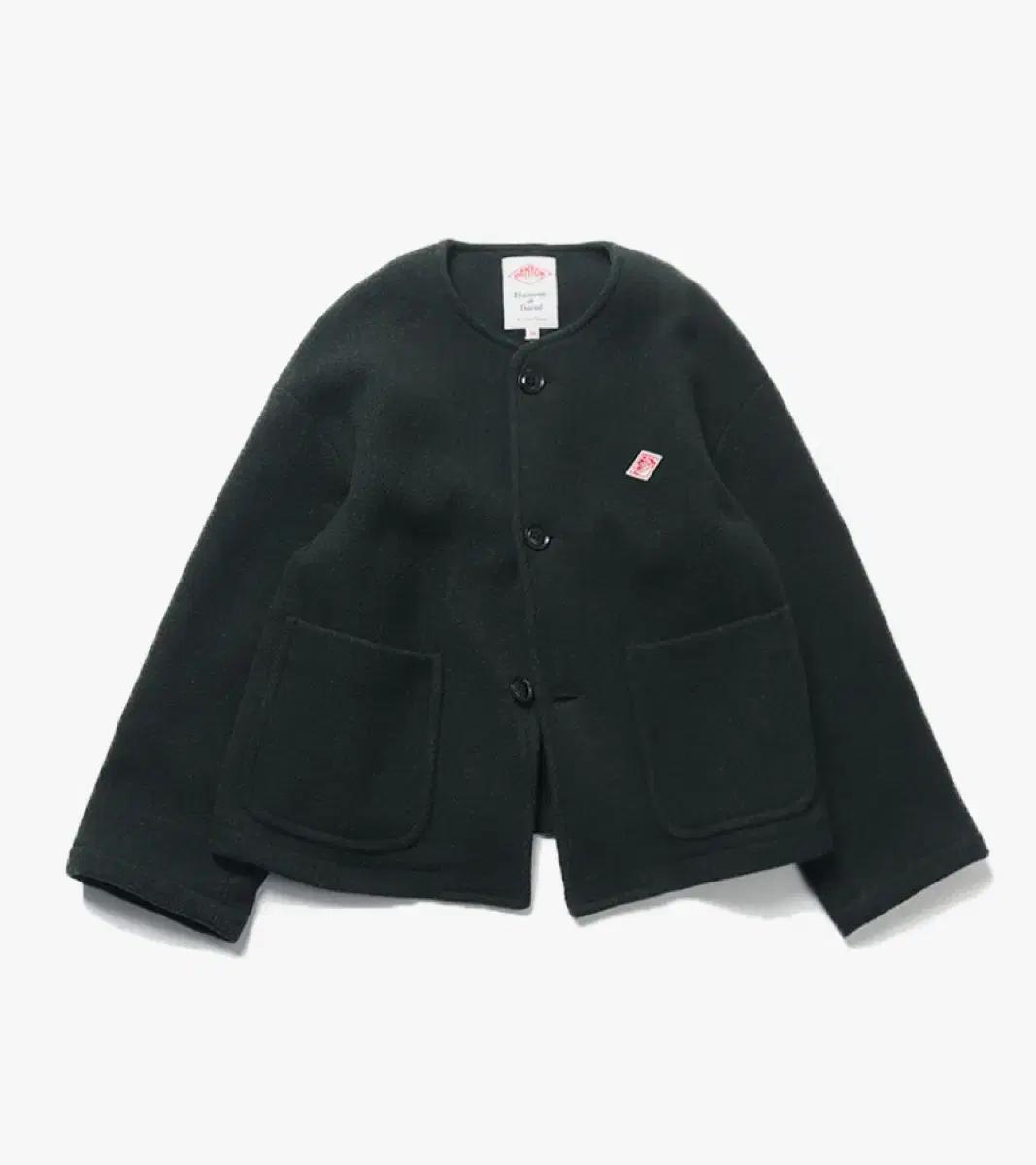 단톤 23FW 라이트파일 논칼라 자켓