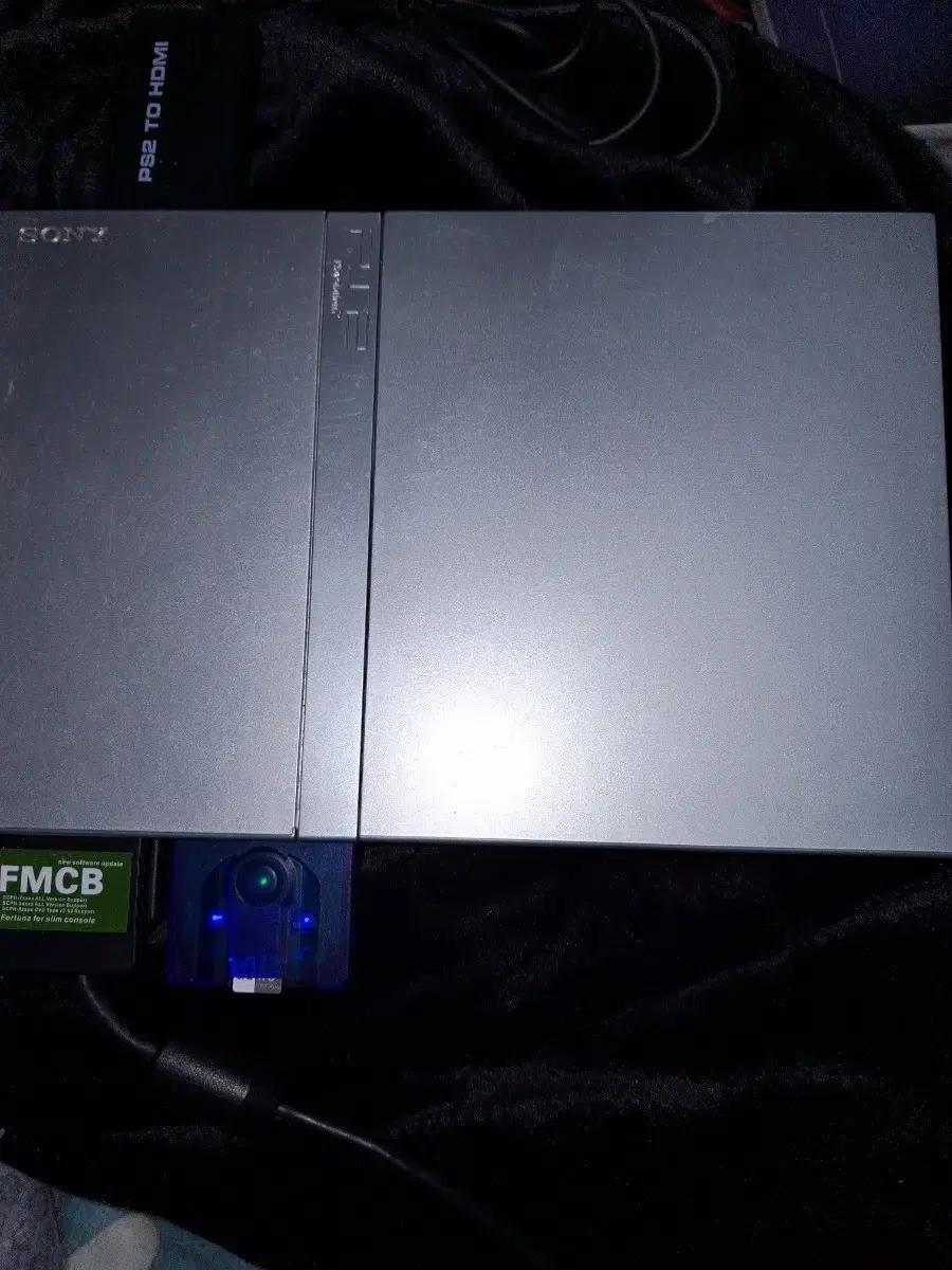 플스2 하드 ps2 일판 미니플스 실버