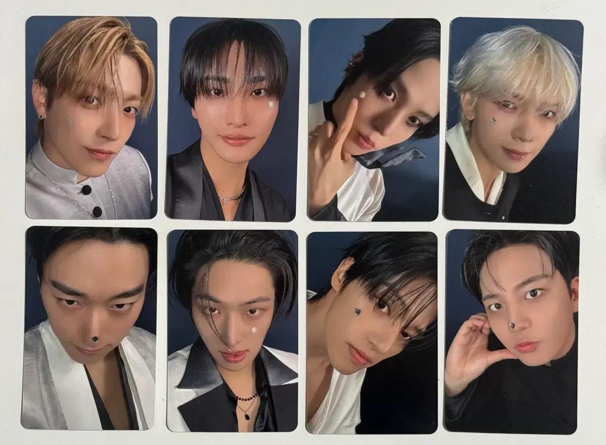 에이티즈 ATEEZ 애플뮤직 비즈티즈 미공포 포토카드 1set (8장)