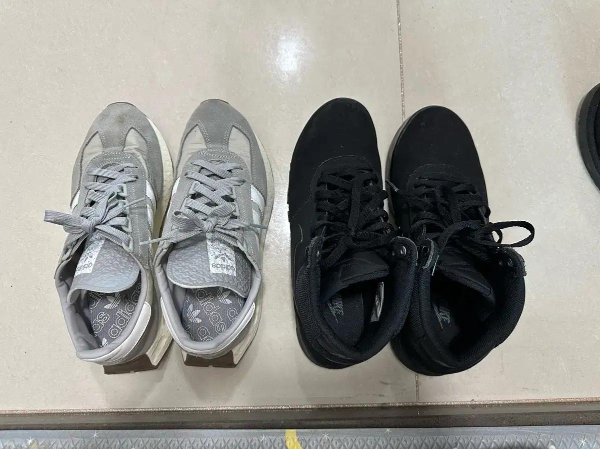 남성 나이키, 아디다스 운동화 260