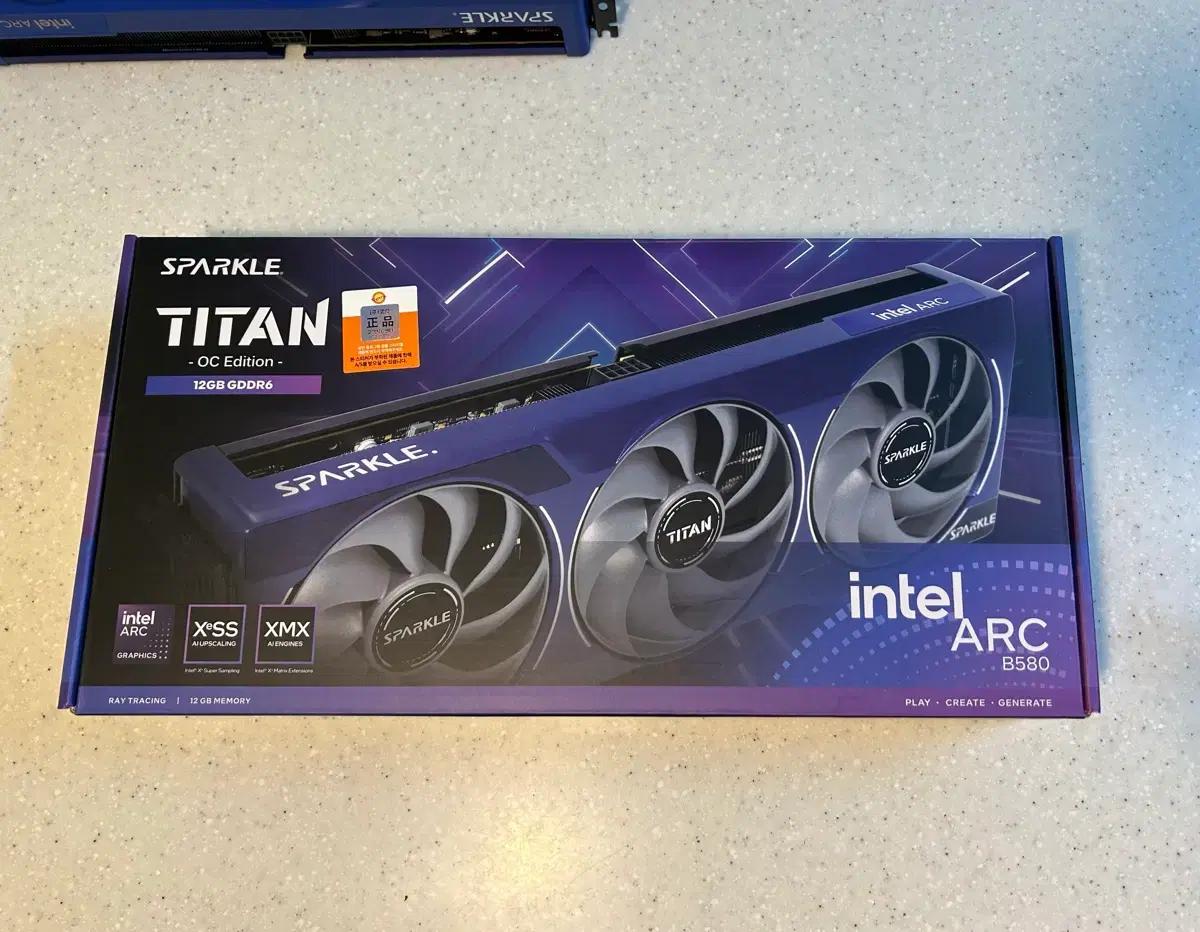 인텔 ARC B580 12GB 그래픽카드 판매합니다