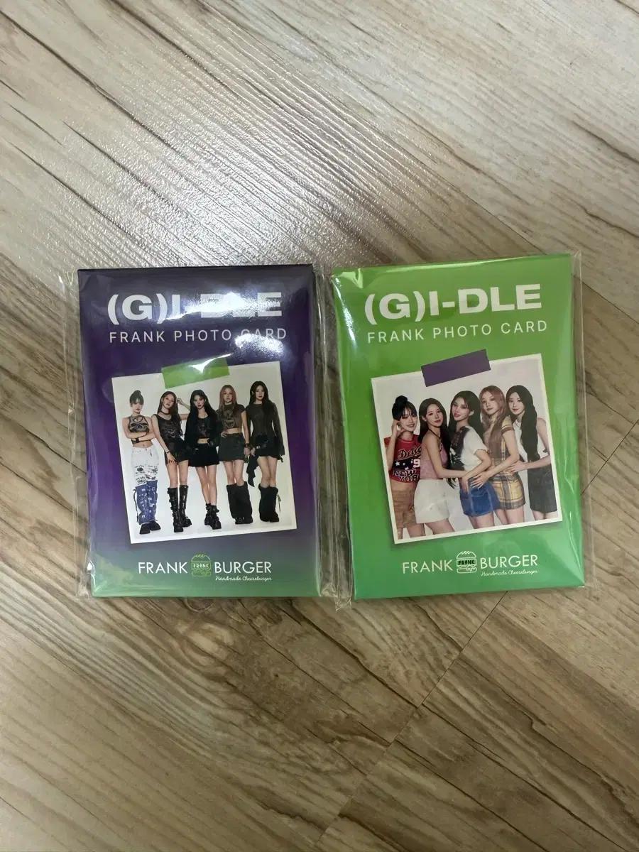 (여자)아이들 (G)I-DLE 프랭크버거 포토카드 포카
