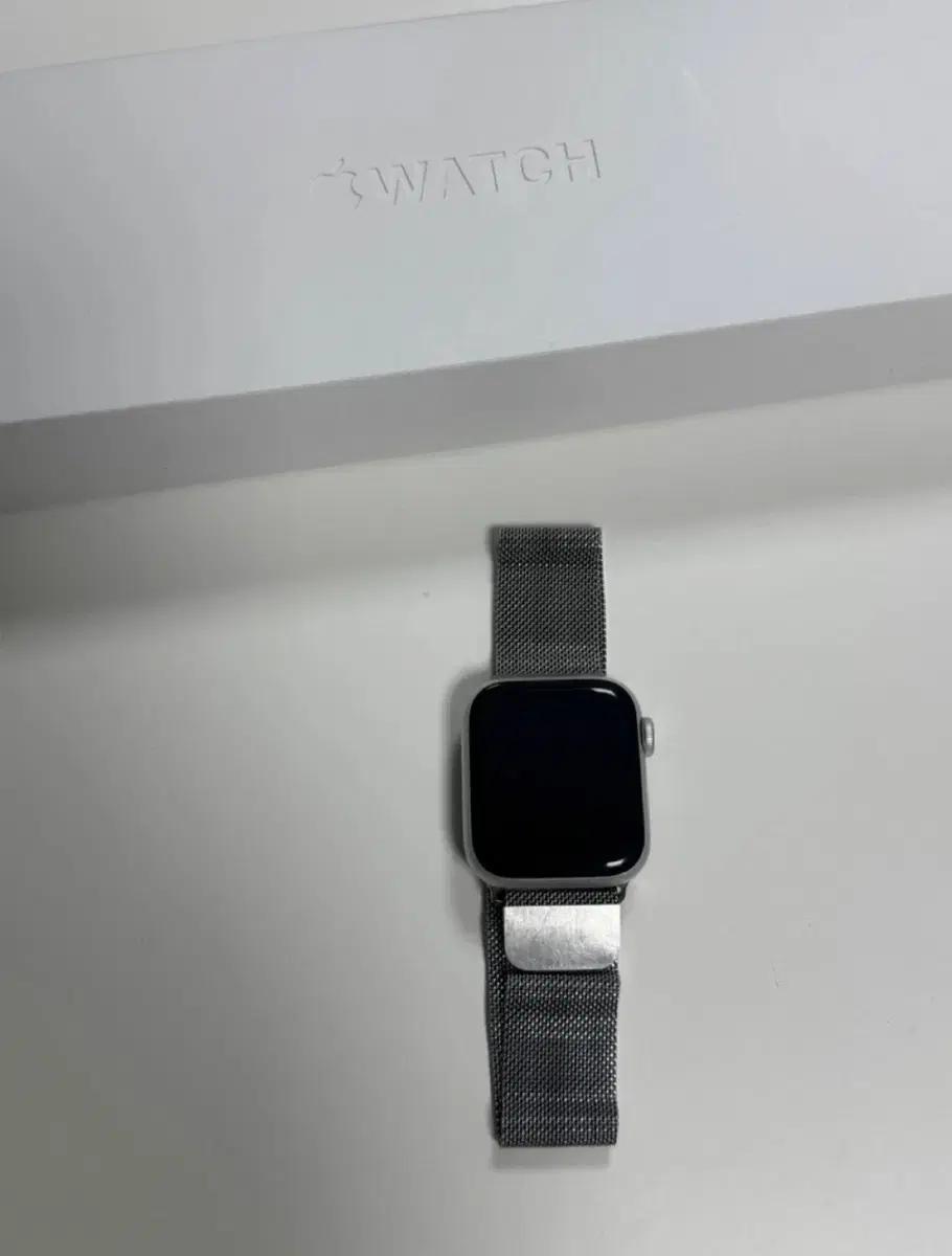 애플워치6 40mm 실버 gps