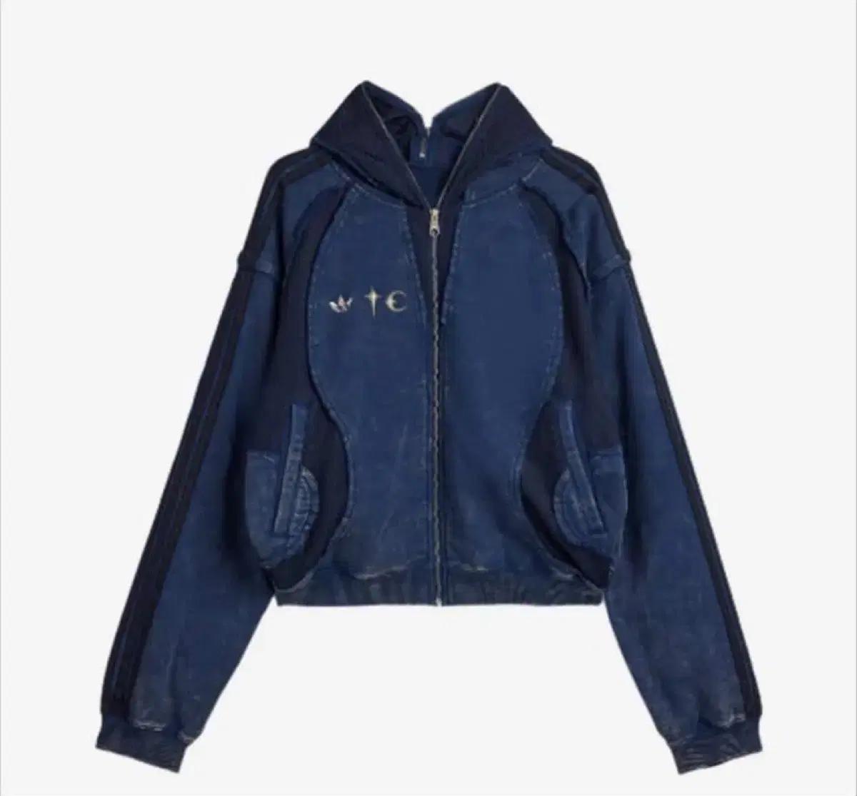 떠그클럽 X 아디다스 네이비 후드 집업 4XL (새상품)
