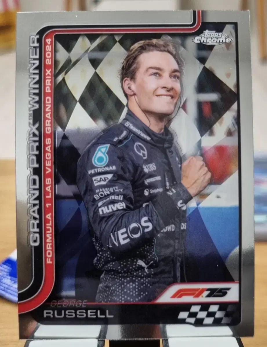 2025 F1 탑스 크롬 조지 러셀 카드
