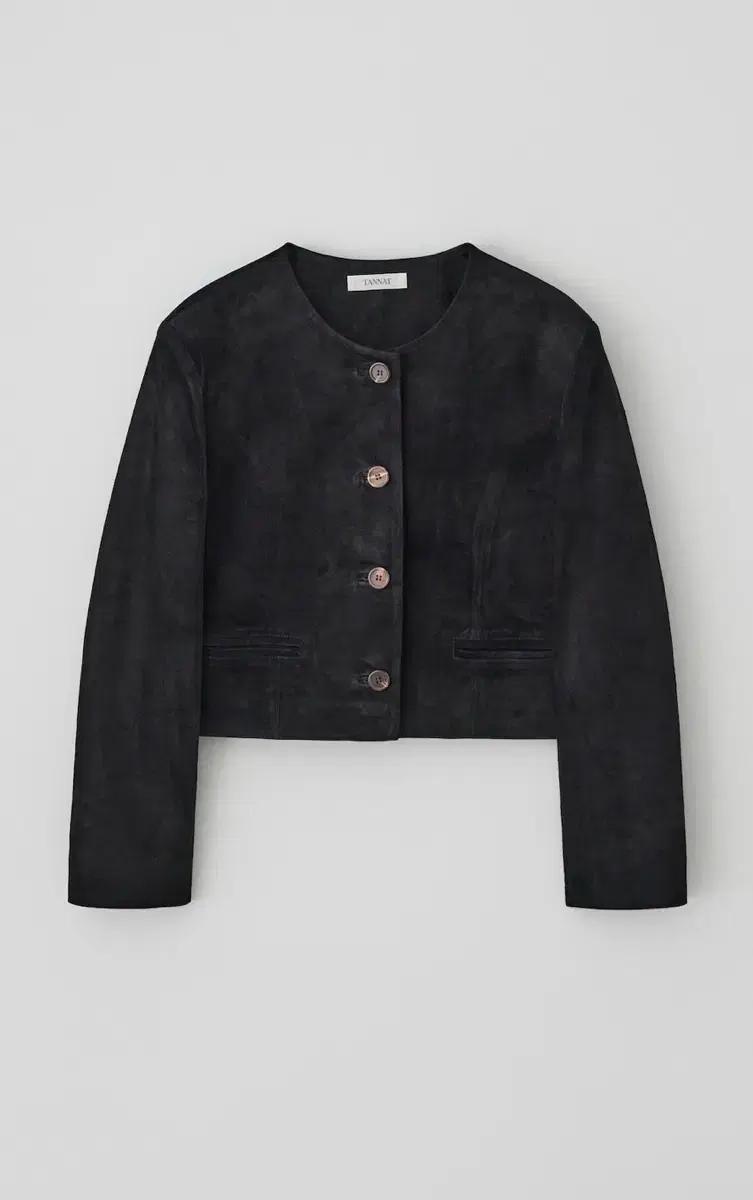 타낫 T/T Haag crop suede jacket (black)
