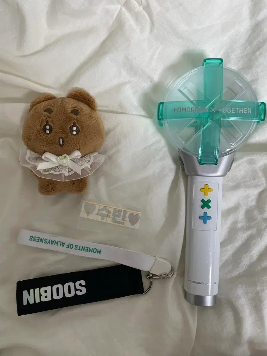 판매) 투모로우바이투게더 투바투 포카 네임보드 응원봉 인형