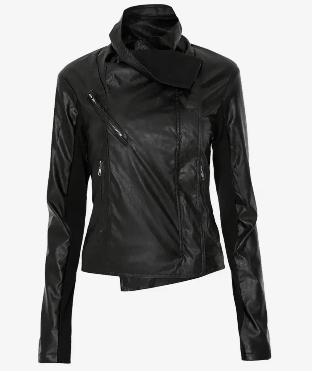 플레어업 Asymmetrical Biker Jacket 레더 가죽 자켓