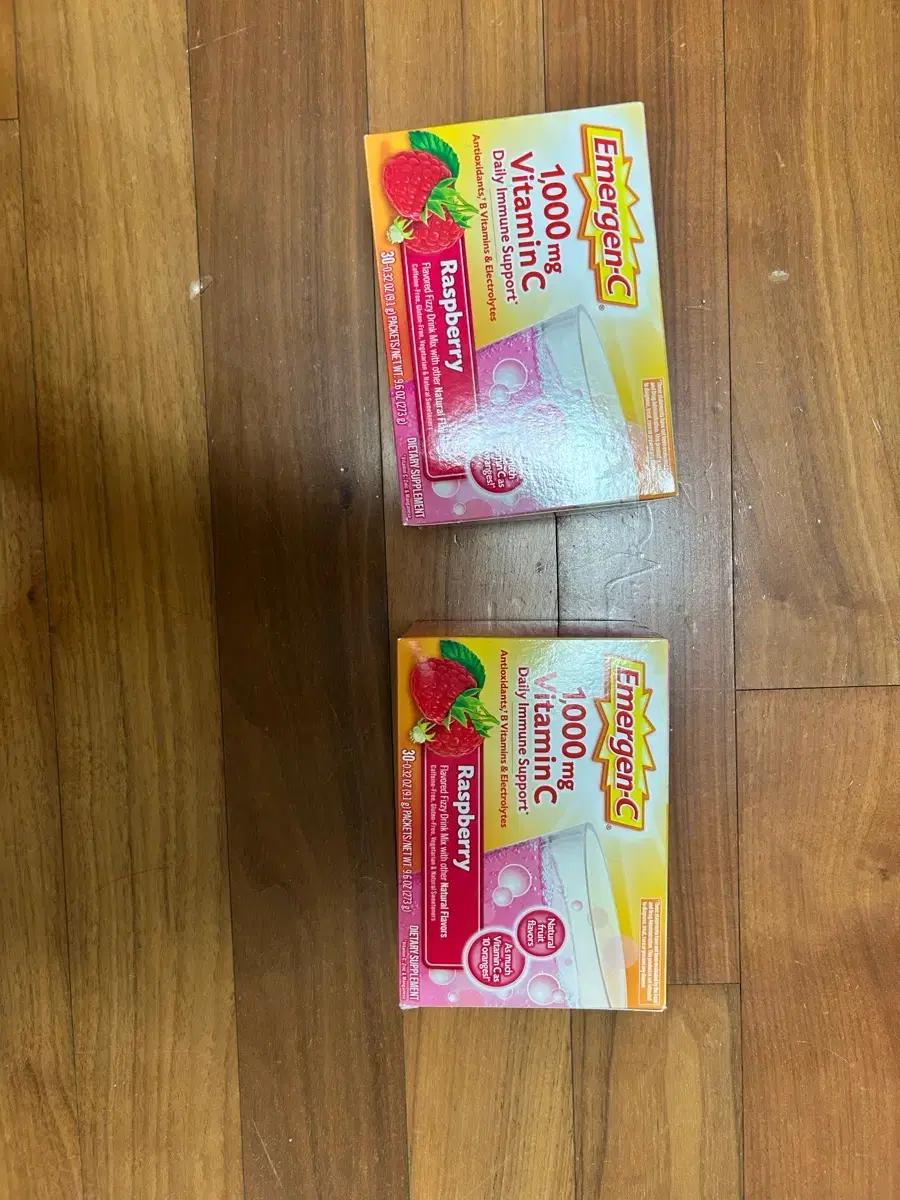 emergen-c 이멀전씨 1000mg 비타민C 라즈베리 2박스