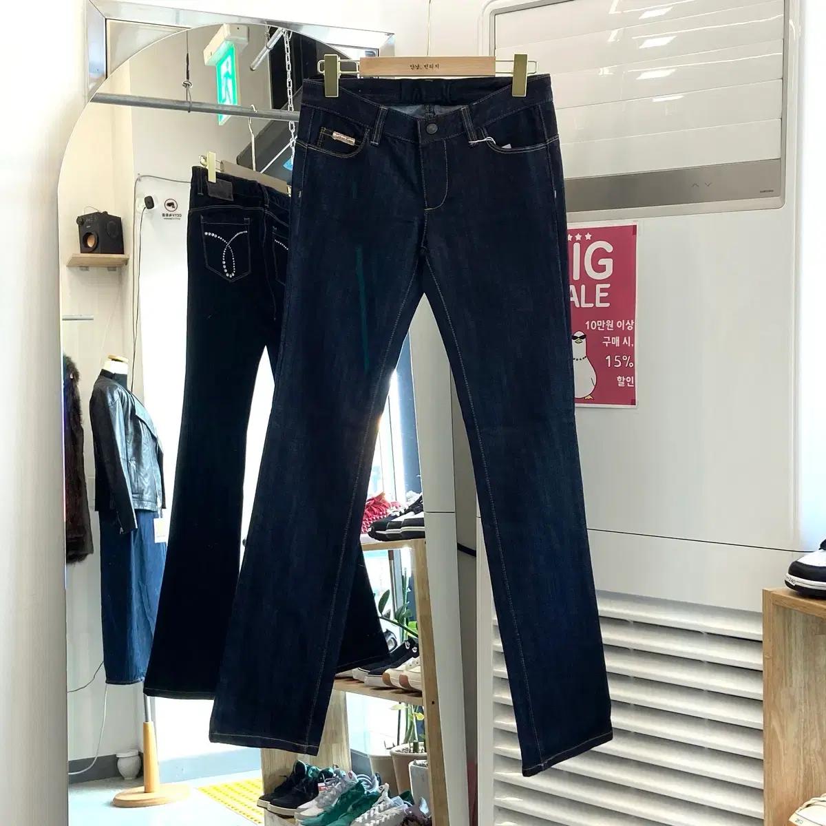 케빈클라인 미드라이즈 청바지 W27 Calvin Klein Jeans