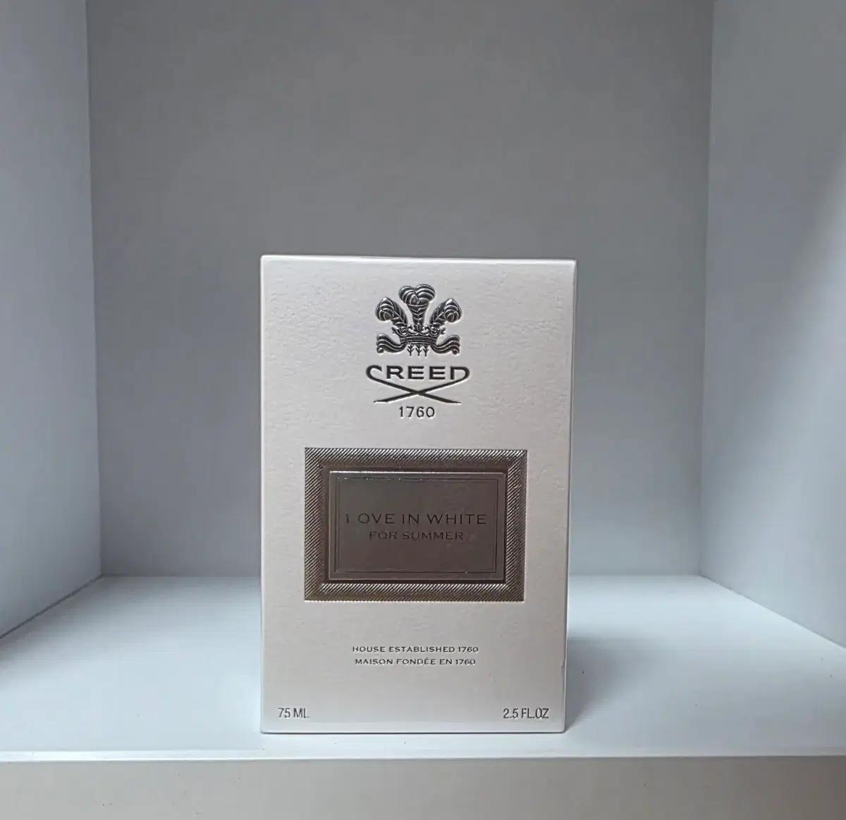 크리드러브 인 화이트 포 서머 오 드 퍼퓸 75ml 공병증정 / 무료배송