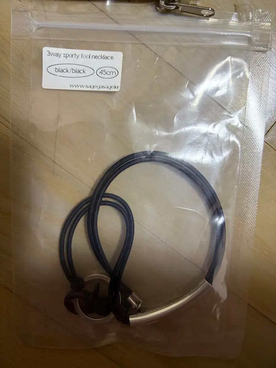 세이지가세이지 3way sporty tool 목걸이 45cm 블랙