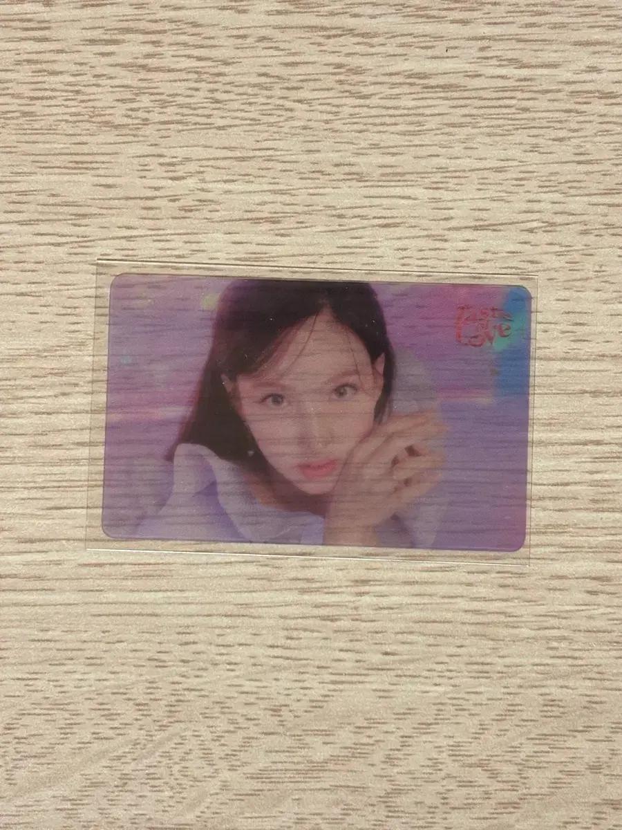 트와이스 나연 알콜프리 미공포 포카