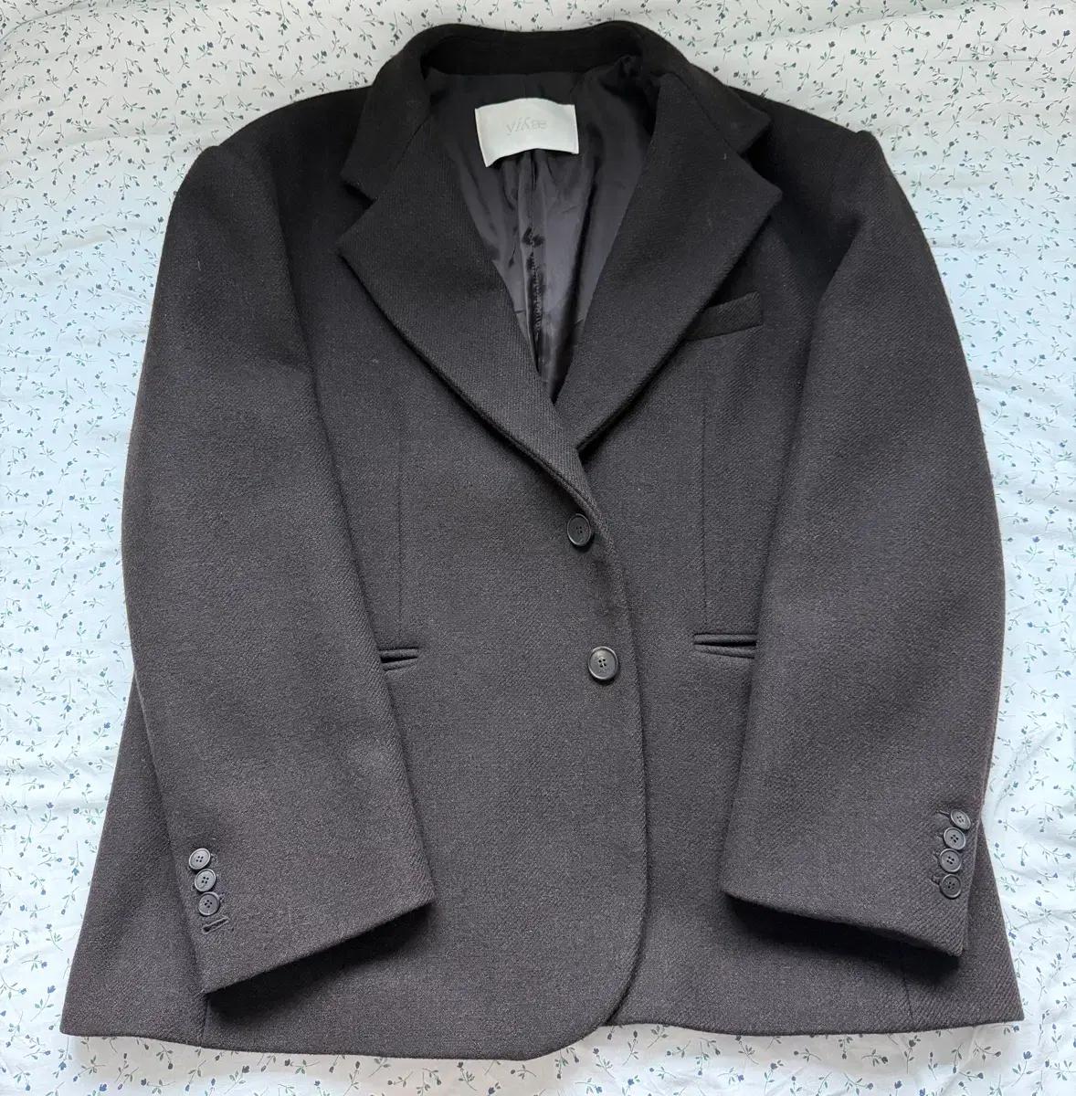 yiyae 이예 Cross Wrap Blazer _ Calm Brown