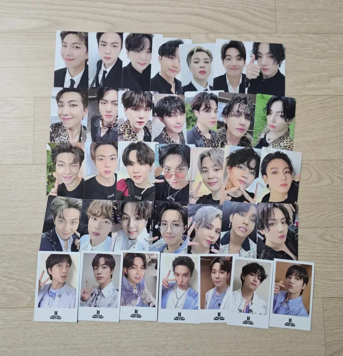 35장일괄)방탄bts2020메모리즈 맵솔 페스타 정국지민태형석진윤기 포카