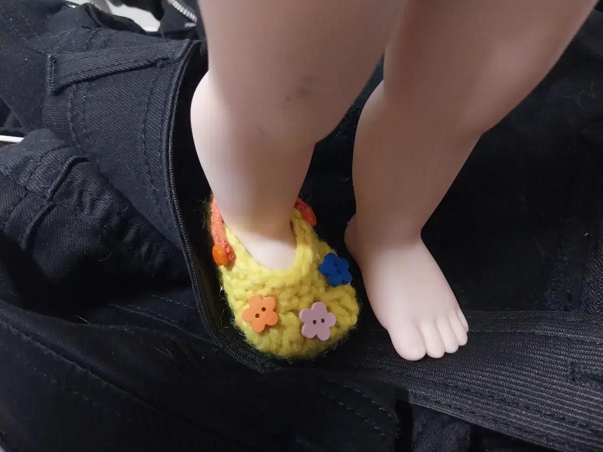 디즈니베이비돌 뜨개 크록스한쌍