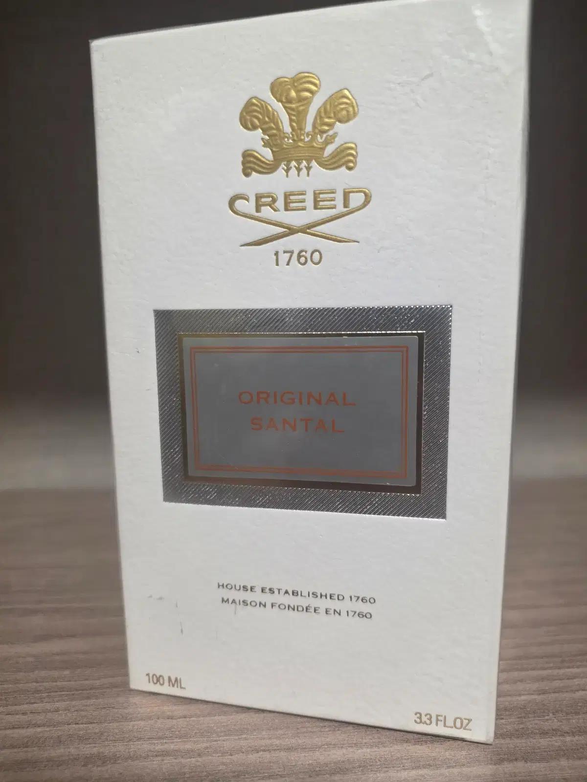크리드 오리지널 상탈 100ml 쇼핑백 + 샘플 + 공병 + 무료배송