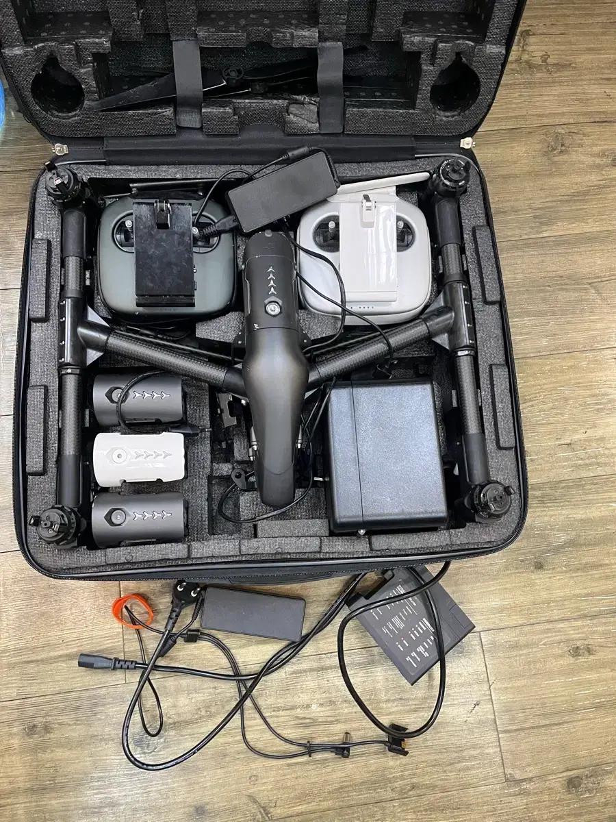 Dji 인스파이어 1프로 블랙에디션 추락기체