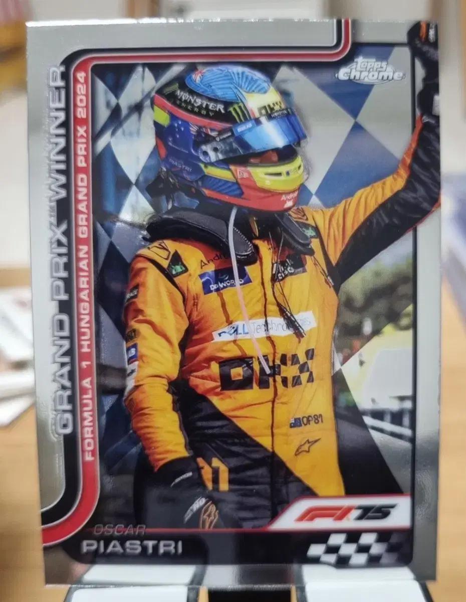 2025 F1 탑스 크롬 오스카 피아스트리 카드