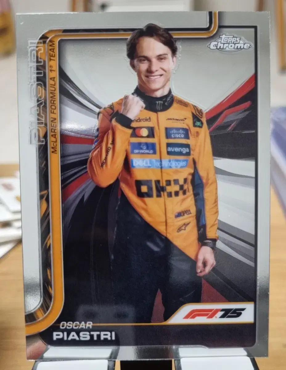 2025 F1 탑스 크롬 오스카 피아스트리 카드